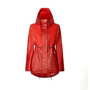 Hunter Boots Original Vinyl Rain Coat Smock Jacket M L Red Festival